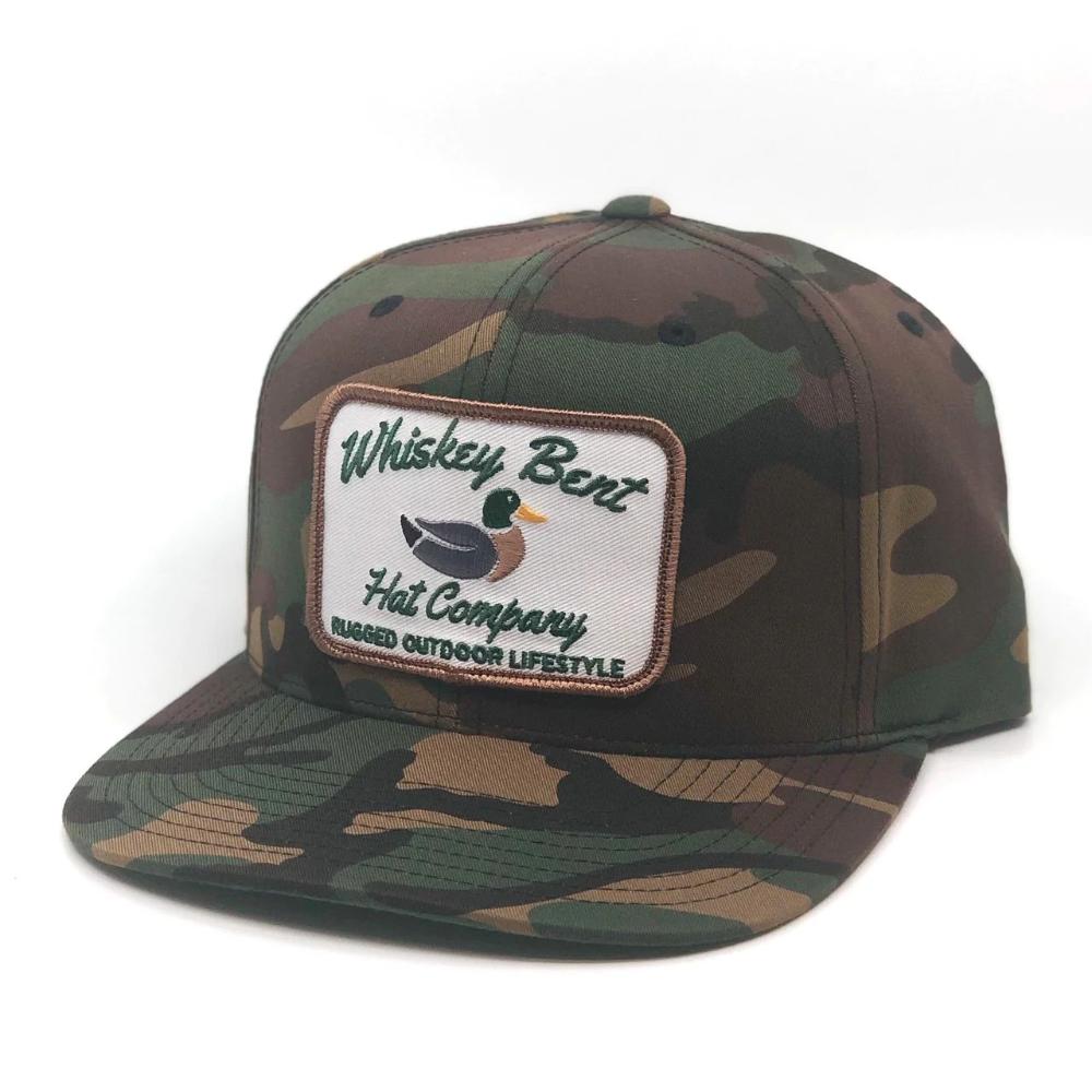 Whiskey Bent Hat Co Green Head Camo Duck Patch-GRNHD-CM