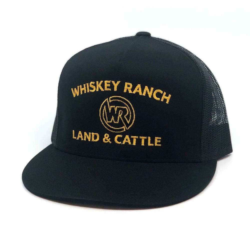 Whiskey Bent Hat Co Rip Blk Hat Gold Whiskey Ranch-RIP