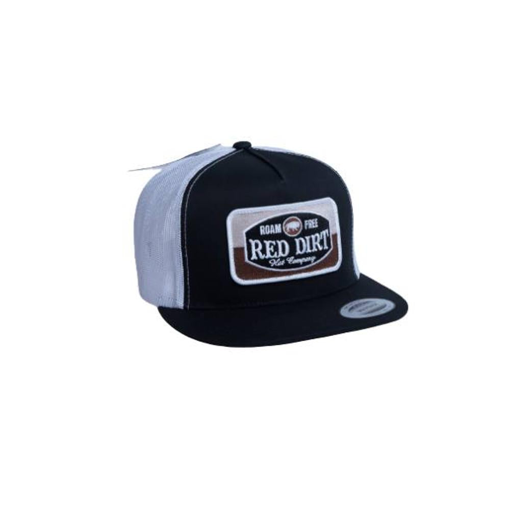 Red Dirt Hat Co Roam Free - Bla/Wht-RDHC136