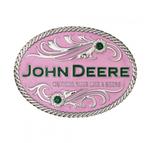 Montana Silversmiths John Deere Pink Buckle-A197JDS