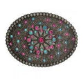 Montana Silversmiths Bkl- Pnk+ Blu Fully Bling-A262