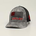 M&F Western Ariat Sb Flag Shield Logo Gy