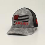 M&F Western Ariat Sb Flag Shield Logo Gy