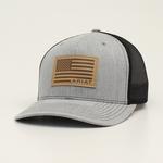 M&F Western Ariat USA Flag Patch Grey