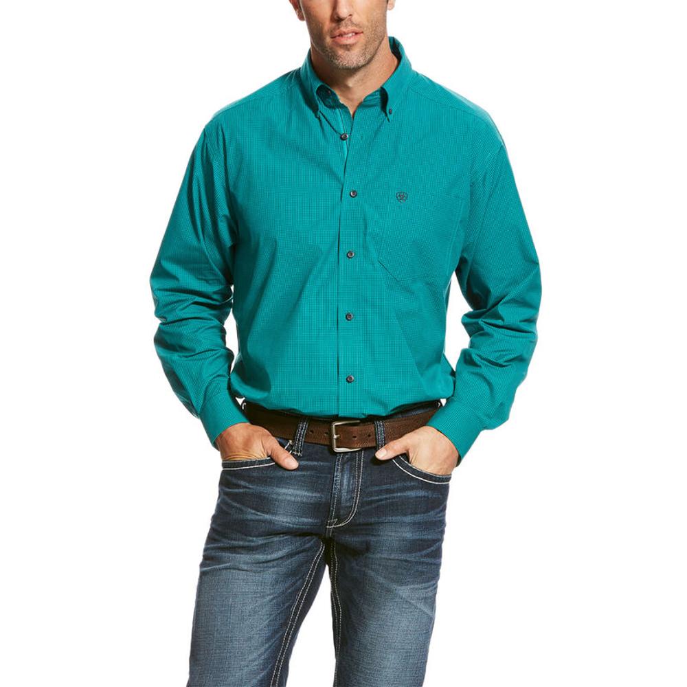 Ariat Mens Vagner Long Sleeve Perf Shirt Pappa-10024011