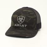 M&F Western Ariat Camo Snapback Rbr Logo