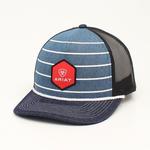 M&F Western Ariat Snap Back Stripe Logo De