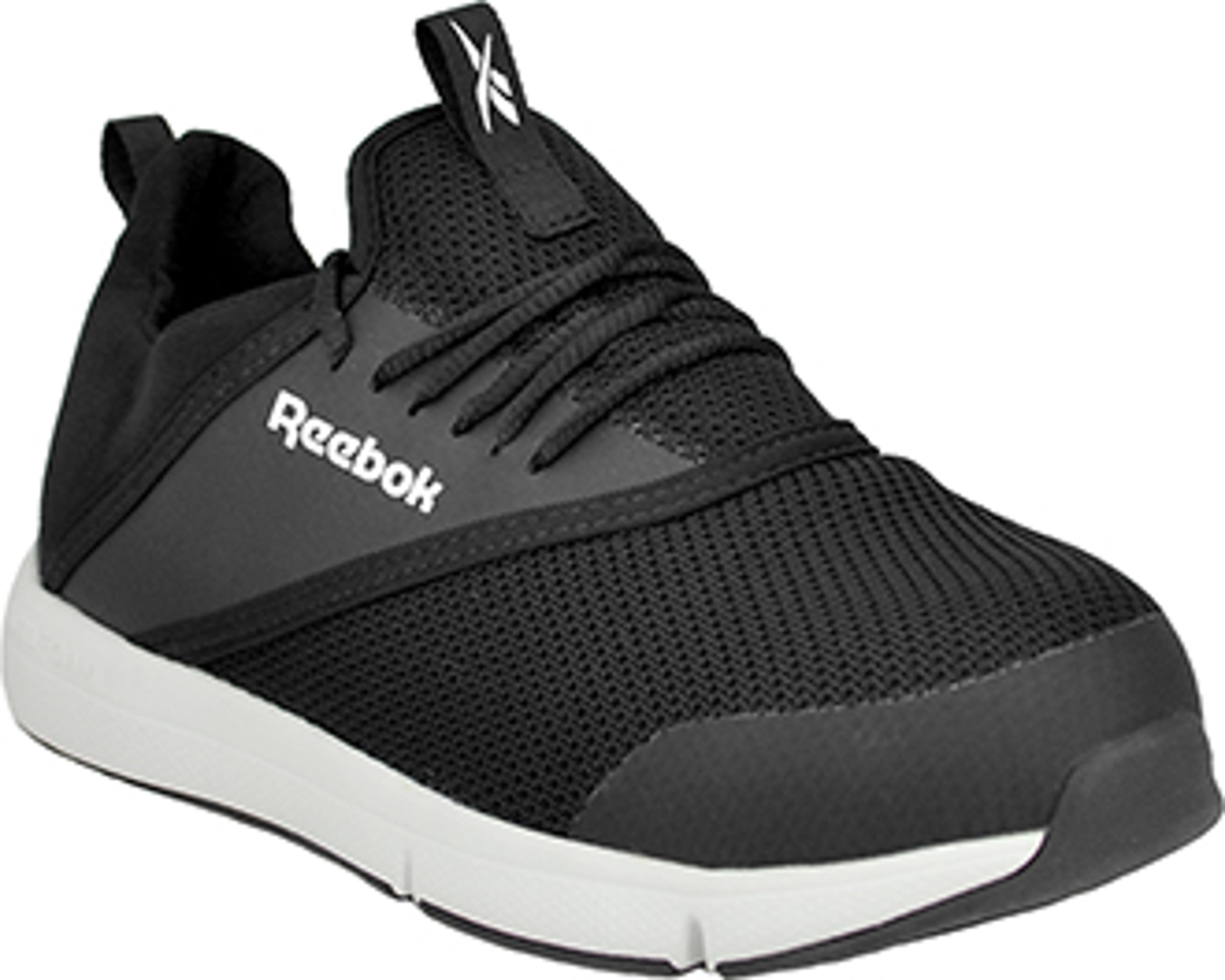 Reebok Womens Daystart Steel Toe Black Oxford Work Shoe-RB370
