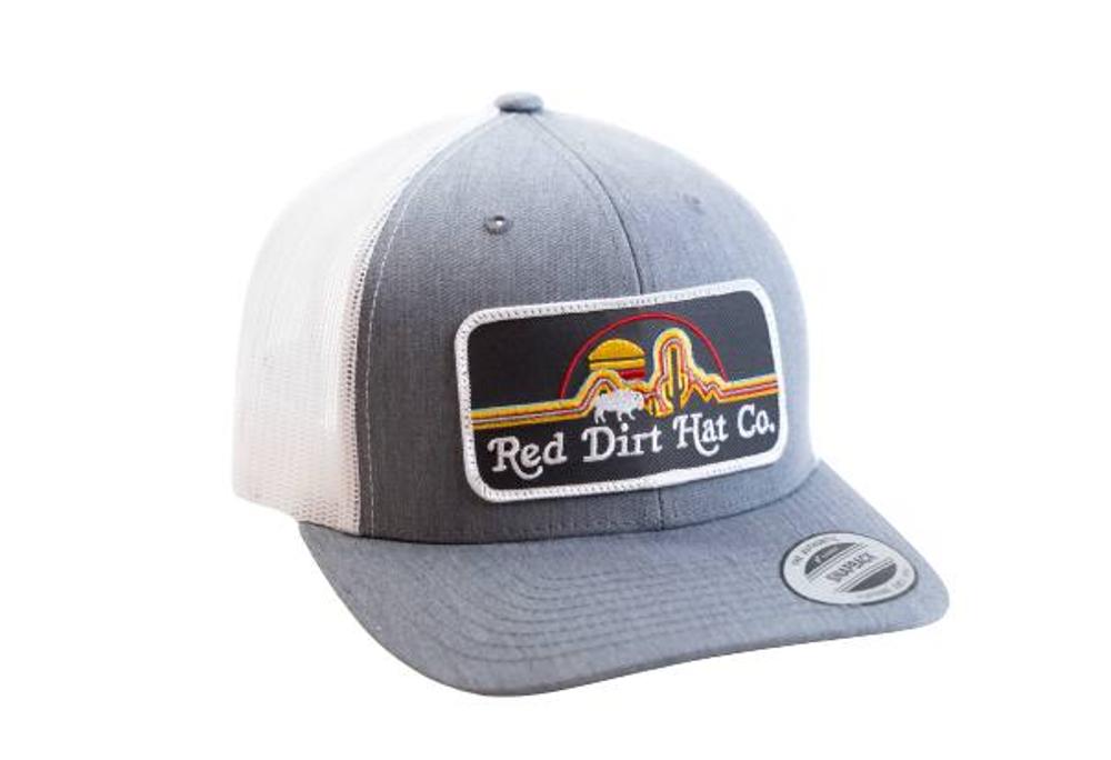 Red Dirt Hat Co Neon Buffalo -Hea Gry/Wht-RDHC214