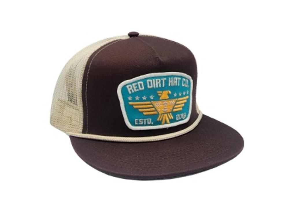 Red Dirt Hat Co Rope T-Bird Coffee/Stone-RDHC221