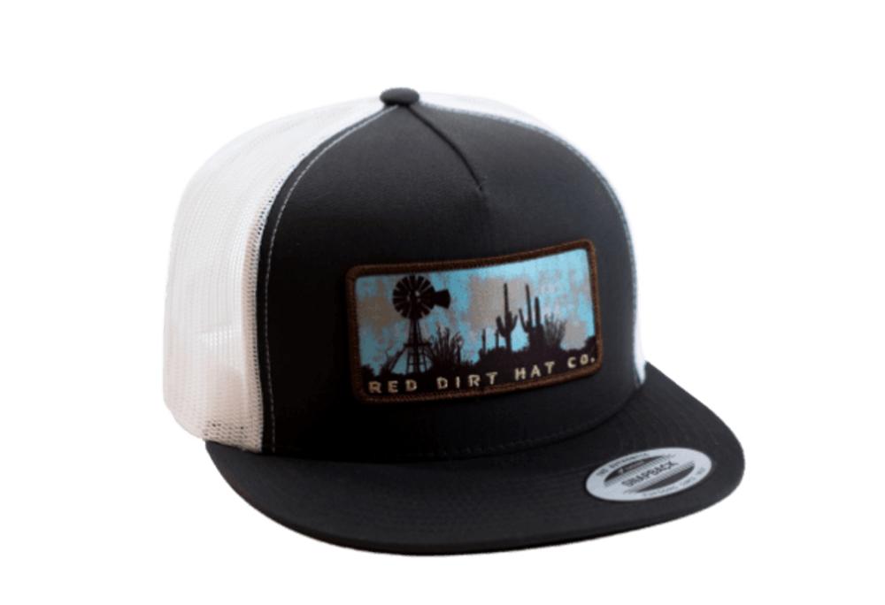 Red Dirt Hat Co Cactus Windmill Char/Wht-RDHC236