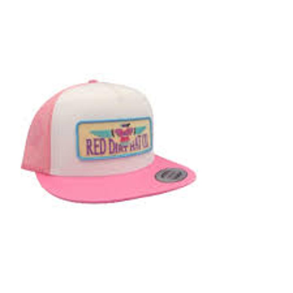 Red Dirt Hat Co Thunderbird Pink/Wht-RDHC276