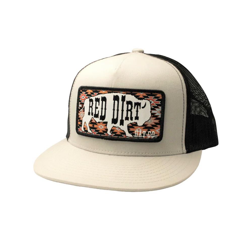 Red Dirt Hat Co Great White Silver/Black-RDHC96