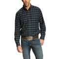 Ariat Mens Calderas Long Sleeve Perf Shirt Bla-10024174