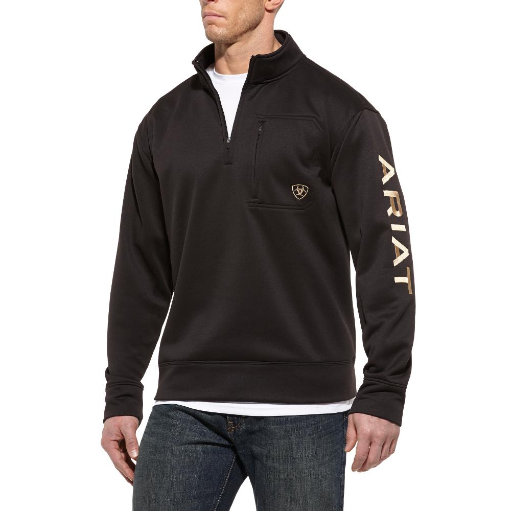 Ariat Mens Team Logo 1/4 Zip-10013114