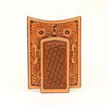 M&F Western Ariat Card/Clip Tooled Lthr