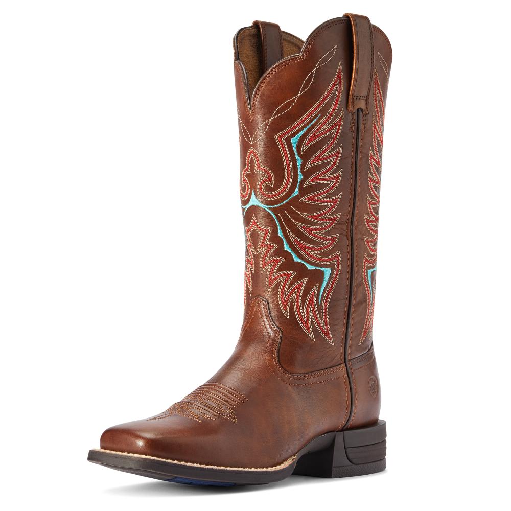 Ariat Womens Rockdale Dist Brown-10042389