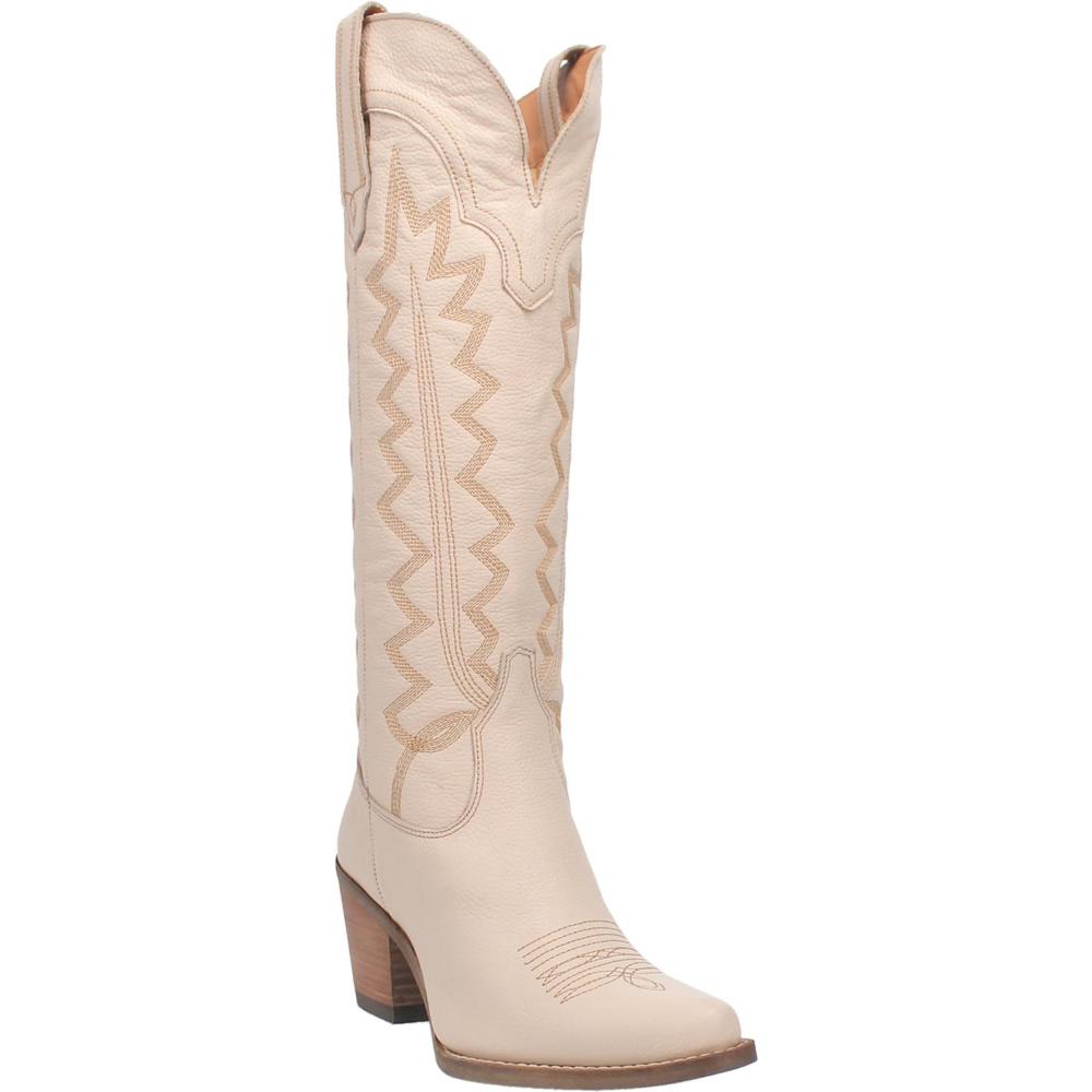 Dingo Womens High Cotton Western Cowgirl Boot Brown-DI936-BN90