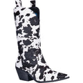 Dingo Womens Live a Little Black Cow Western Cowgirl Boot-DI127BLC