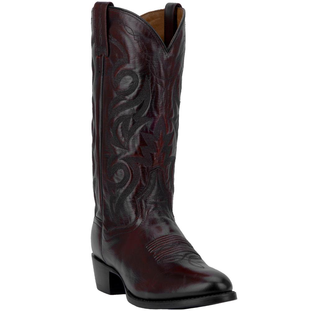Dan Post Mens Milwaukee Leather Western Boot Black-DP2112R
