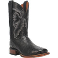 Dan Post Mens Alamosa Full Quill Ostrich Leather Western Boot Black-DP4873
