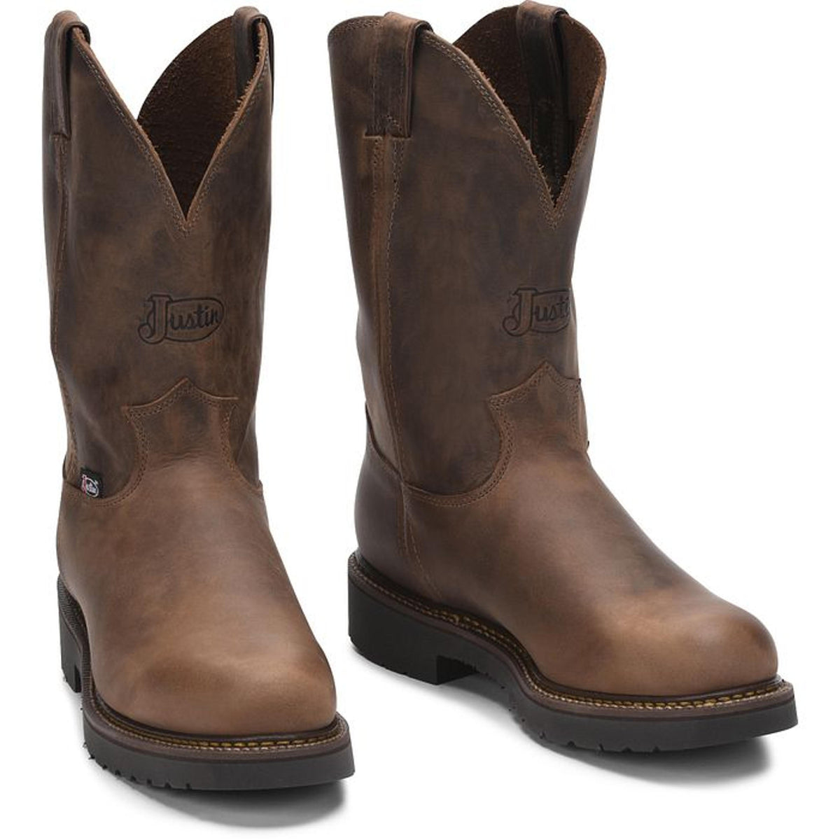 Justin Mens Balusters 11-Inch Work Boots-4444