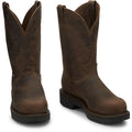 Justin Mens Balusters 11-Inch Steel Toe Work Boots-4445