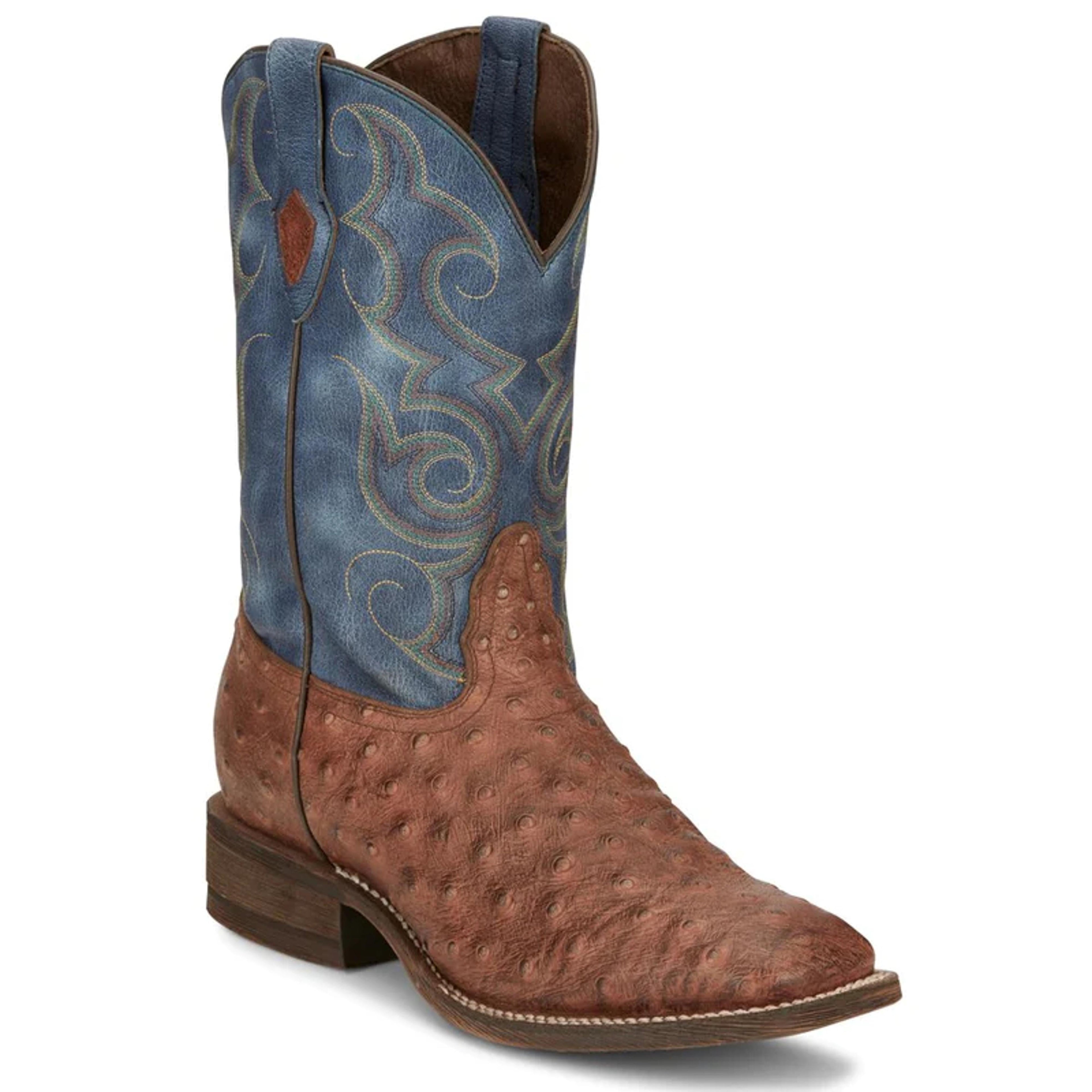 Nocona Mens Java Ostrich Print Boots-HR5601
