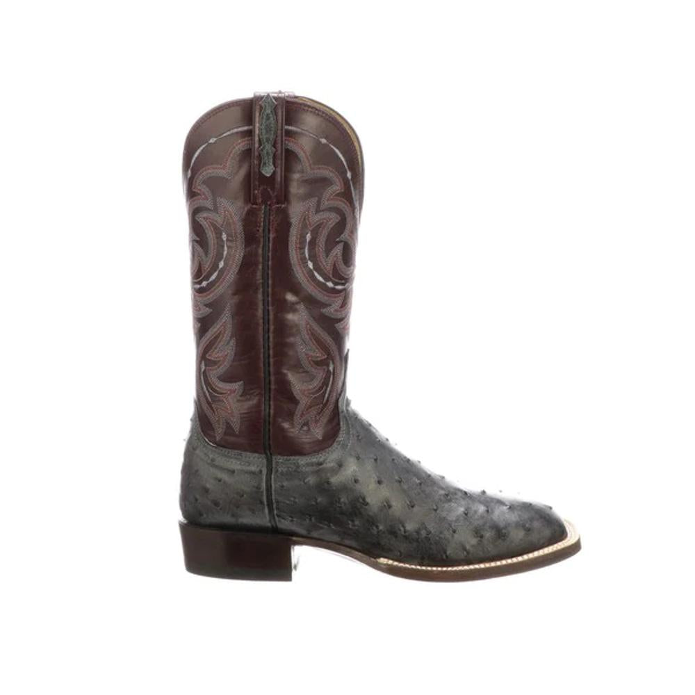 Lucchese Mens Harris Full Quill Ostrich Boots-CL1083.W8