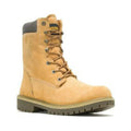 Wolverine Mens Waterproof Insulated 8-Inch Brown Suede Work Boots-1195