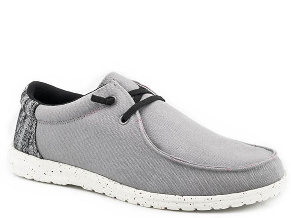 Roper Mens Hang Loose Stripe Heel Grey-20-1793-3112GY