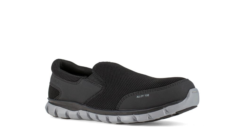 Reebok Warson/Reebok Sublite Black Athletic Slip On-RB4037