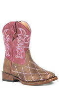 Roper Kids Cross Cut Pink/Brown-17-1900-081BR
