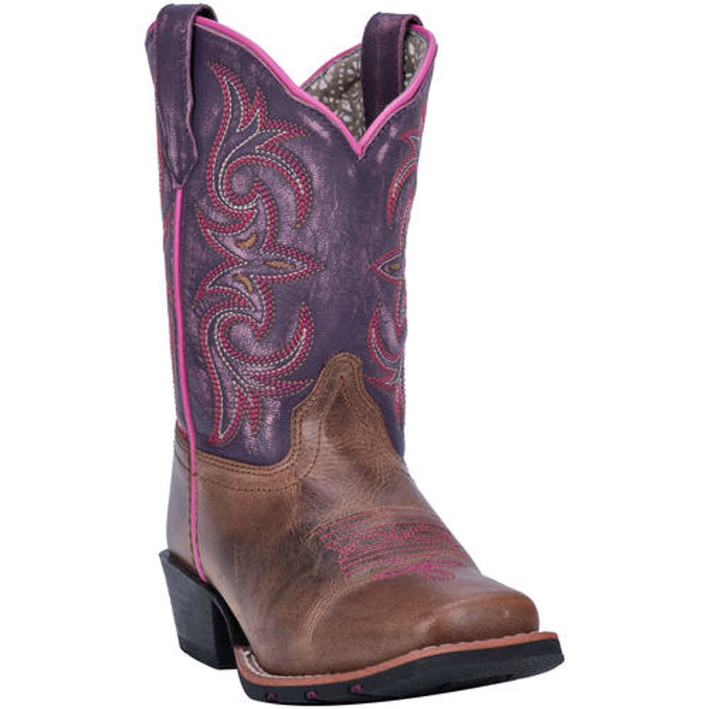 Dan Post Kids Majesty Leather Western Boot - Youth-DPC3947