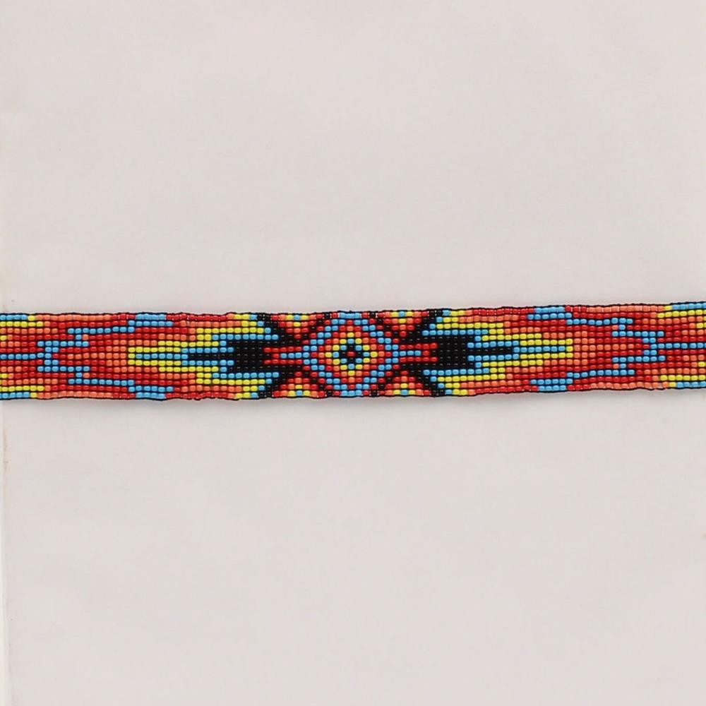 M&F Western Hatband Lgmulti-Beaded Stretch