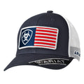M&F Western Ariat Flag Navy Snap Back