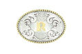 NOCONA OVAL INITIAL BUCKLE - R
