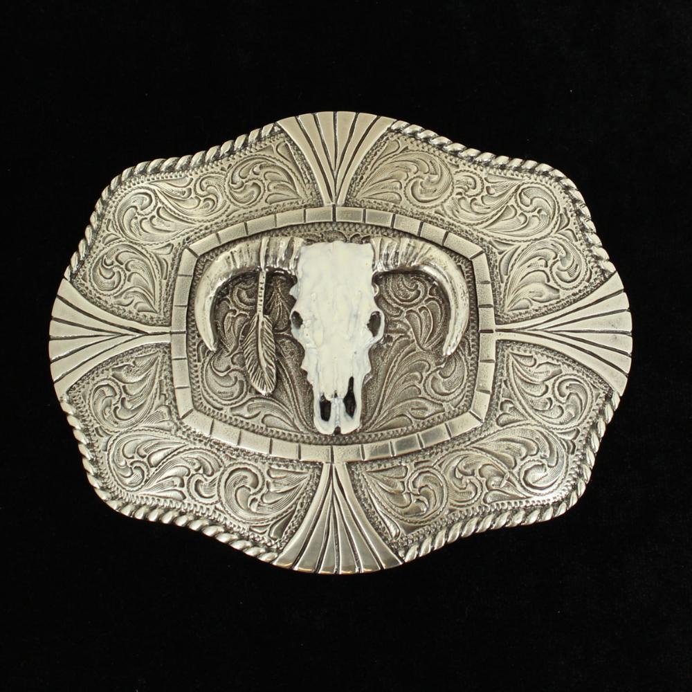 M&F Western Buckle- Skull Head