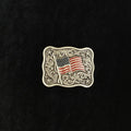 M&F Western Buckle Youth Rd/Wht/Blu Flag