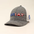 M&F Western Ariat Embroidered USA Flag Gra