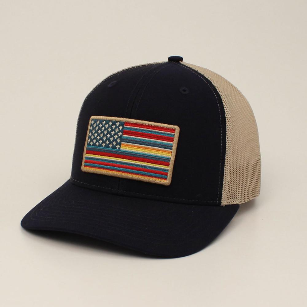 M&F Western Ariat USA Flag Nvy