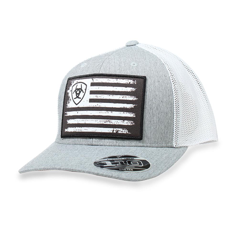 M&F Western Ariat Gry Bl/Wh Flag
