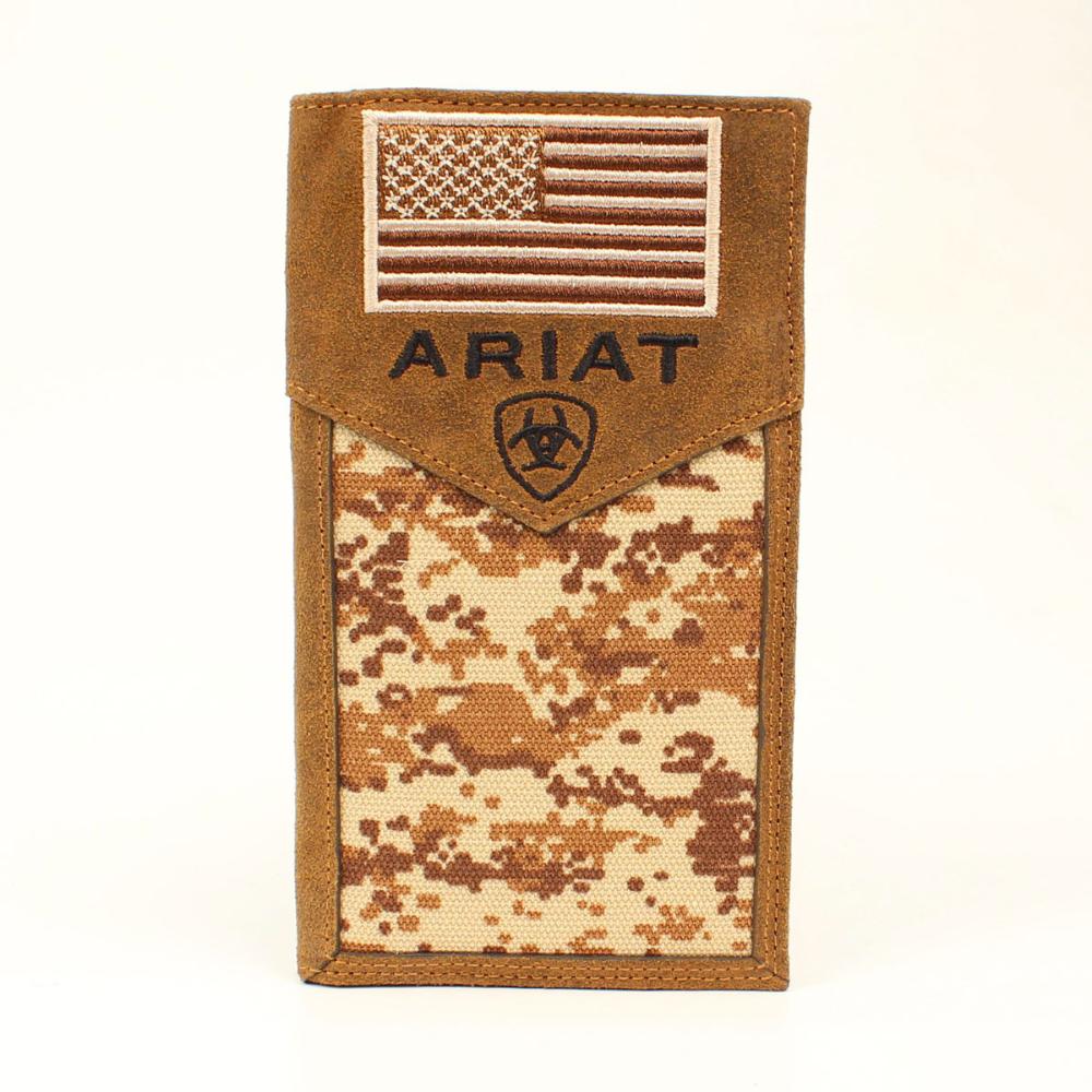 M&F Western Ariat Rodeo Tan Camo Flag