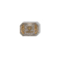 M and F Western Ariat Rectangle Buckle Floral Emblem - Mens