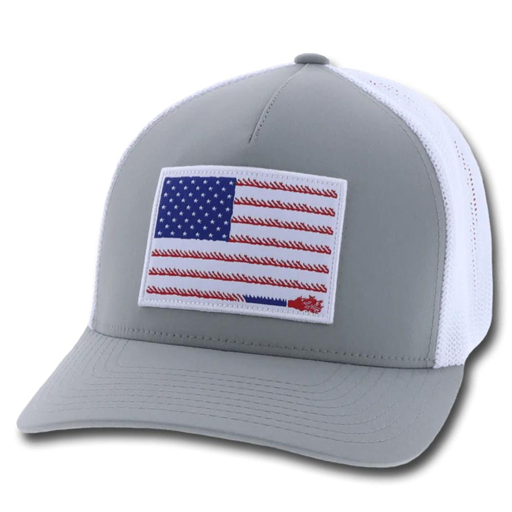 Hooey Liberty Roper Grey Wht-1906-GYWH