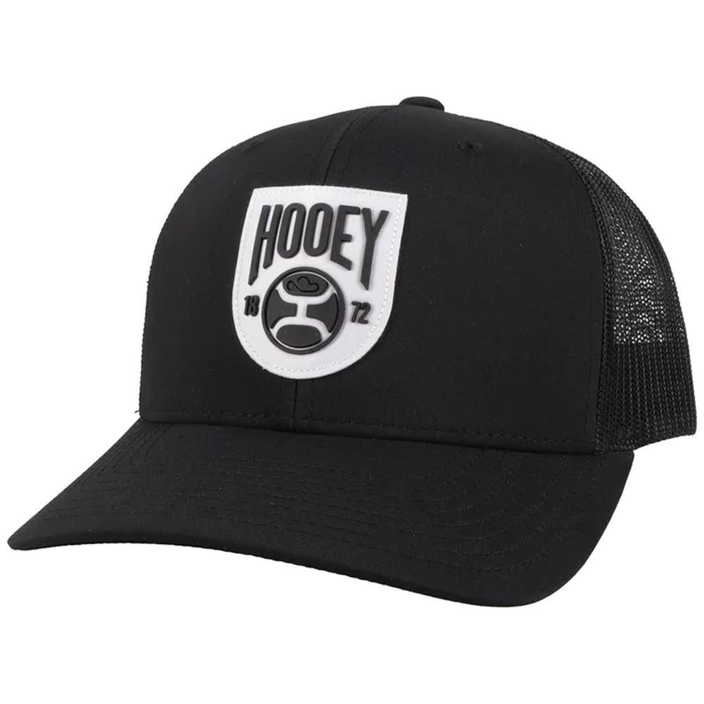 Hooey Bronx Blk Snpbck Wht/Blk Patch-2103T-BK