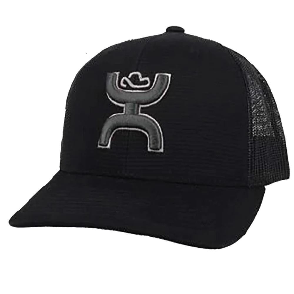 Hooey Sterling Blk Snpbck Gry Logo-2105T-BK