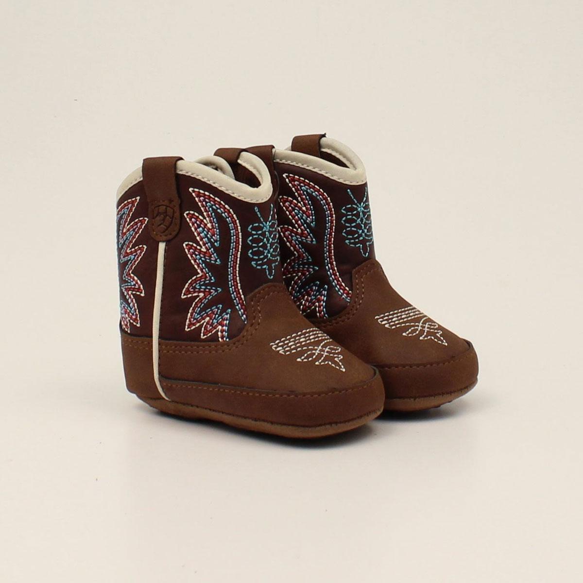 M and F Western Ariat Shelby Style Lil Stompers Infant Boot Briar Purp