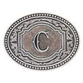 Montana Silversmiths Two Tone Initial C-A518C