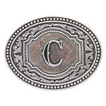 Montana Silversmiths Two Tone Initial C-A518C